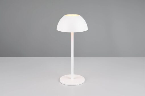 Επαναφορτιζόμενο Πορτατιφ Λευκό Ματ RICARDO LED 1.7W 240lm 3000Κ Dimmable Αφής IP54 Reality – R54106131