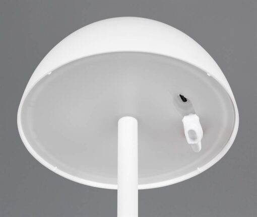 Επαναφορτιζόμενο Πορτατιφ Λευκό Ματ RICARDO LED 1.7W 240lm 3000Κ Dimmable Αφής IP54 Reality – R54106131