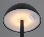 Επαναφορτιζόμενο Πορτατιφ Μαύρο Ματ RICARDO LED 1.7W 240lm 3000Κ Dimmable Αφής IP54 Reality – R54106132