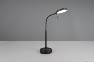 Επαναφορτίζομενο Πορτατίφ Μαύρο Ματ MORENO LED Dimmable 3W 300lm CCT με Ασύρματη Βάση Φόρτισης Reality – R54561132