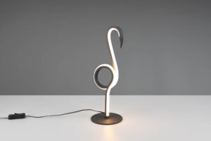 Πορτατιφ σε Σχήμα Φλαμίνγκο Μαύρο Ματ INGO LED 6W 550lm 3000K Reality – R54581132