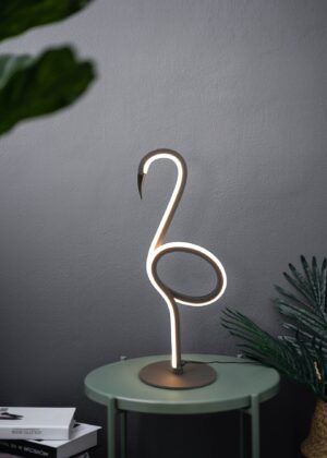 Πορτατιφ σε Σχήμα Φλαμίνγκο Μαύρο Ματ INGO LED 6W 550lm 3000K Reality – R54581132