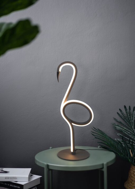 Πορτατιφ σε Σχήμα Φλαμίνγκο Μαύρο Ματ INGO LED 6W 550lm 3000K Reality – R54581132