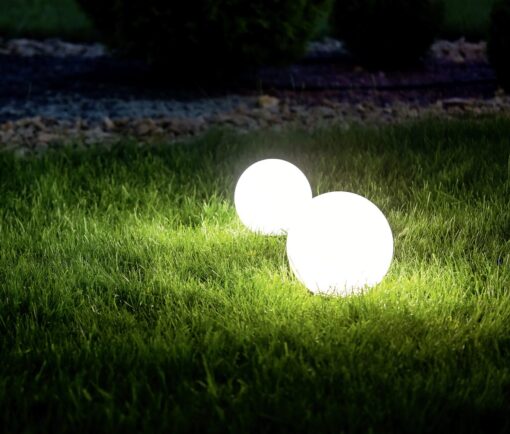 Ηλιακό Επαναφορτιζόμενο Φωτιστικό Κήπου Reality LED 0,5W  Λευκό Πλαστικό 30lm RGB+3000K IP65 R55326101