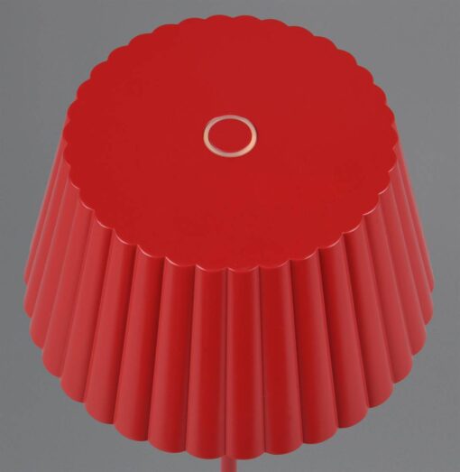 Επαναφορτιζόμενο Πορτατιφ Κόκκινο SUAREZ LED 1.5W 200lm 3000Κ Dimmable Αφής με Ασύρματη Βάση Φόρτισης IP44 Reality – R57706110