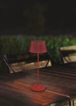 Επαναφορτιζόμενο Πορτατιφ Κόκκινο SUAREZ LED 1.5W 200lm 3000Κ Dimmable Αφής με Ασύρματη Βάση Φόρτισης IP44 Reality – R57706110