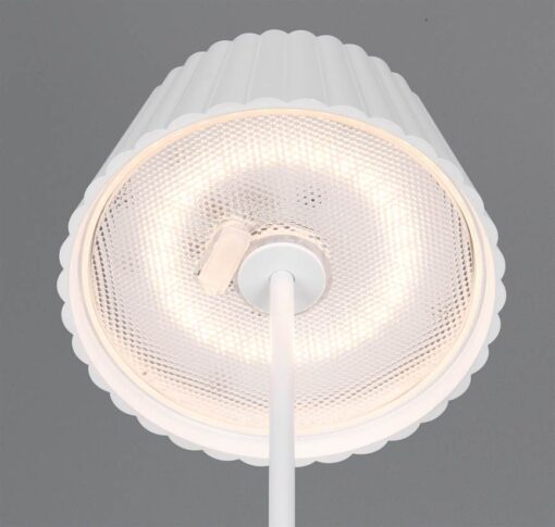 Επαναφορτιζόμενο Πορτατιφ Λευκό SUAREZ LED 1.5W 200lm 3000Κ Dimmable Αφής με Ασύρματη Βάση Φόρτισης IP44 Reality – R57706131