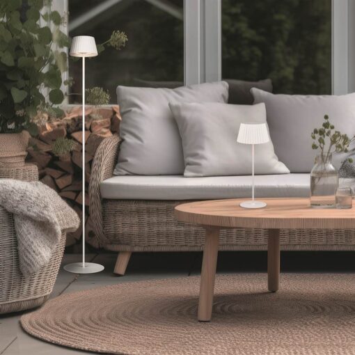 Επαναφορτιζόμενο Πορτατιφ Λευκό SUAREZ LED 1.5W 200lm 3000Κ Dimmable Αφής με Ασύρματη Βάση Φόρτισης IP44 Reality – R57706131