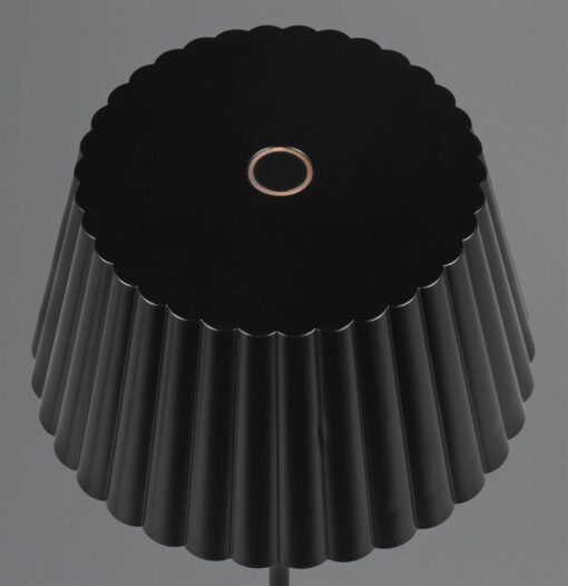 Επαναφορτιζόμενο Πορτατιφ Μαύρο SUAREZ LED 1.5W 200lm 3000Κ Dimmable Αφής με Ασύρματη Βάση Φόρτισης IP44 Reality – R57706132