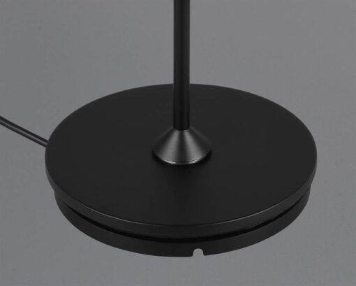 Επαναφορτιζόμενο Πορτατιφ Μαύρο SUAREZ LED 1.5W 200lm 3000Κ Dimmable Αφής με Ασύρματη Βάση Φόρτισης IP44 Reality – R57706132