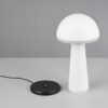 Επαναφορτιζόμενο Πορτατιφ Λευκό Ματ FUNGO LED 2W 200lm CCT Dimmable Αφής με Ασύρματη Βάση Φόρτισης IP54 Reality – R57716131