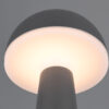 Επαναφορτιζόμενο Πορτατιφ Ανθρακί FUNGO LED 2W 200lm CCT Dimmable Αφής με Ασύρματη Βάση Φόρτισης Reality – R57716142