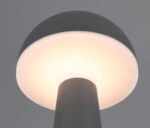 Επαναφορτιζόμενο Πορτατιφ Ανθρακί FUNGO LED 2W 200lm CCT Dimmable Αφής με Ασύρματη Βάση Φόρτισης Reality – R57716142