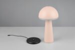 Επαναφορτιζόμενο Πορτατιφ Μπεζ Άμμου FUNGO LED 2W 200lm CCT Dimmable Αφής με Ασύρματη Βάση Φόρτισης Reality – R57716166