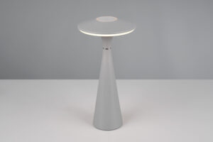 Επαναφορτιζόμενο Πορτατιφ Γκρι TORREZ LED 2W 180lm CCT Dimmable Αφής Reality – R57726177