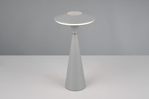 Επαναφορτιζόμενο Πορτατιφ Γκρι TORREZ LED 2W 180lm CCT Dimmable Αφής Reality – R57726177