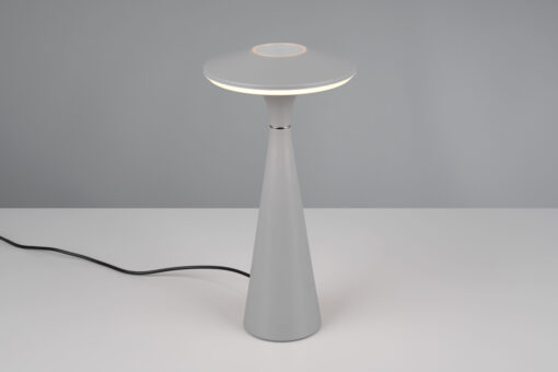 Επαναφορτιζόμενο Πορτατιφ Γκρι TORREZ LED 2W 180lm CCT Dimmable Αφής Reality – R57726177