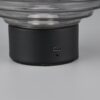 Επαναφορτιζόμενο Πορτατιφ EARL Reality LED 1.5W 3000K Dimmable Αφής Μαύρο Ματ με Φιμέ Γυαλί – R57771154