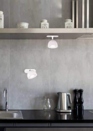 Επαναφορτιζόμενο Πορτατιφ Μαγνητική Βάση & Μανταλάκι Λευκό MAXIMA Reality LED 3W 250lm 3000K Dimmable Αφής – R57791101