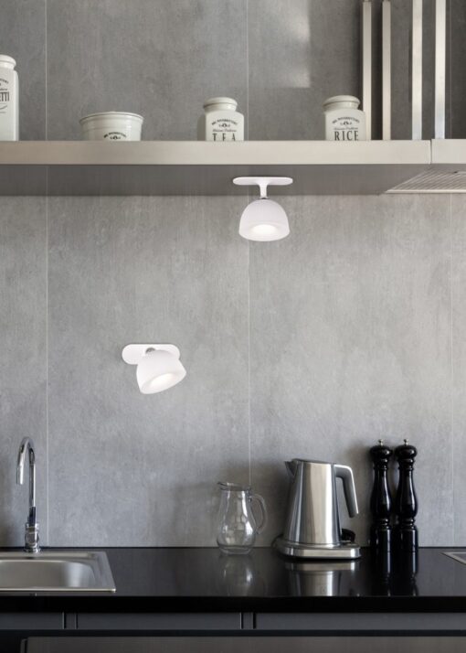 Επαναφορτιζόμενο Πορτατιφ Μαγνητική Βάση & Μανταλάκι Λευκό MAXIMA Reality LED 3W 250lm 3000K Dimmable Αφής – R57791101