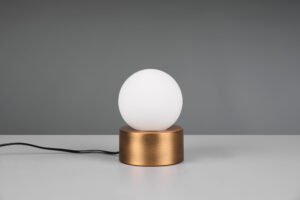 Επιτραπέζιο Φωτιστικό Reality COUNTESS  1x E14 Παλιός Ορείχαλκος Μεταλλικό αφής  – R59051004