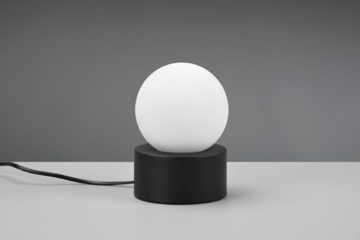 Επιτραπέζιο Φωτιστικό Reality COUNTESS  1x E14 Μαύρο Ματ Μεταλλικό αφής  – R59051032