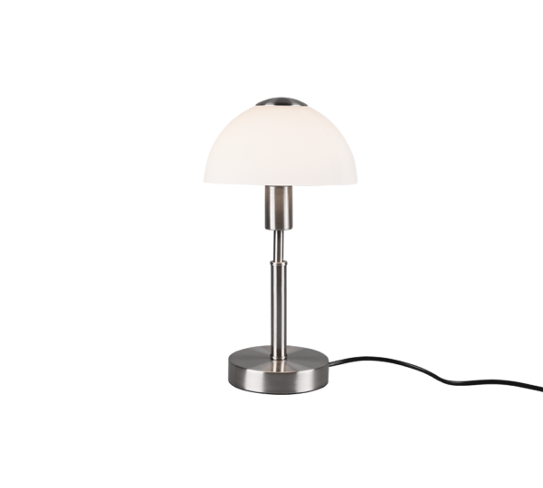 Επιτραπέζιο Φωτιστικό Reality DON II  1x E14 Νίκελ Ματ Μεταλλικό αφής  – R59111007