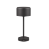 Επιτραπέζιο Φωτιστικό Trio Lighting LED 1.5W 3000K Μαύρου Χρώματος Επαναφορτιζόμενο Step Dimmable – R59151132