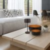Επιτραπέζιο Φωτιστικό Trio Lighting LED 1.5W 3000K Μαύρου Χρώματος Επαναφορτιζόμενο Step Dimmable – R59151132