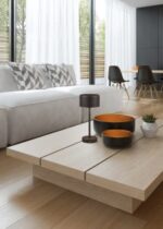 Επιτραπέζιο Φωτιστικό Trio Lighting LED 1.5W 3000K Μαύρου Χρώματος Επαναφορτιζόμενο Step Dimmable – R59151132