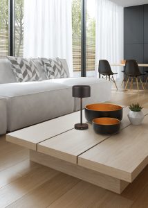 Επιτραπέζιο Φωτιστικό Trio Lighting LED 1.5W 3000K Μαύρου Χρώματος Επαναφορτιζόμενο Step Dimmable – R59151132