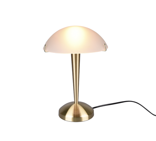 Επιτραπέζιο Φωτιστικό Reality PILZ II  1x E14 Ορείχαλκος Ματ Μεταλλικό αφής   – R59261008