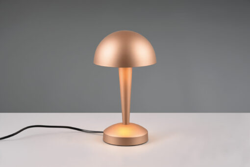 Επιτραπέζιο Φωτιστικό Trio Lighting 1xE14 Διακόπτης Αφής Ροζ Χρυσού Χρώματος – R59561165