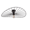 Φωτιστικό Οροφής Trio Lighting 1xE27 Μαύρου Χρώματος – R61451032