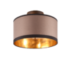 Φωτιστικό Οροφής Trio Lighting 2xE14 Καφέ Χρώματος – R61552041