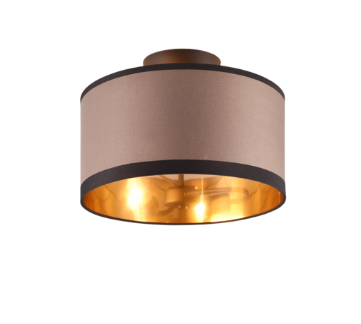 Φωτιστικό Οροφής Trio Lighting 2xE14 Καφέ Χρώματος – R61552041