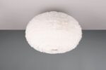 Φωτιστικό Οροφής με Fluffy Λευκό Βελούδο FURRY Reality 2x E27 – R61582001