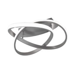 Φωτιστικό Οροφής Reality COURSE  LED, 18W · 2400lm, 4000K Νίκελ Ματ Μεταλλικό, Step dimmable- R62051407