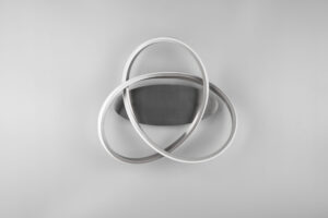 Φωτιστικό Οροφής Reality COURSE  LED, 18W · 2400lm, 4000K Νίκελ Ματ Μεταλλικό, Step dimmable- R62051407