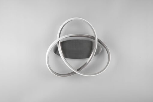 Φωτιστικό Οροφής Reality COURSE  LED, 18W · 2400lm, 4000K Νίκελ Ματ Μεταλλικό, Step dimmable- R62051407