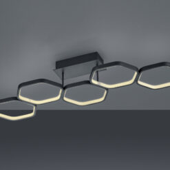 Φωτιστικό Οροφής Reality LED 24W  Ανθρακί Μεταλλικό Step Dimmable 3000lm 3000K  R62055142