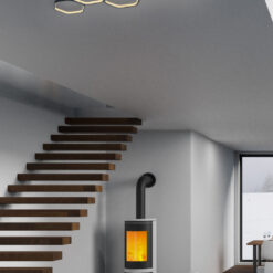 Φωτιστικό Οροφής Reality LED 24W  Ανθρακί Μεταλλικό Step Dimmable 3000lm 3000K  R62055142