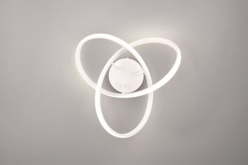 Φωτιστικό Οροφής MEO Trio Lighting LED 15W 1800lm 3000K Λευκό Ματ – R62101131