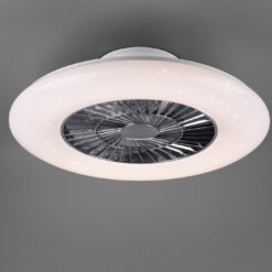 Ανεμιστήρας Reality LED 40W Χρώμιο Πλαστικό Dimmable 5000lm 3000 – 6500K R62402106