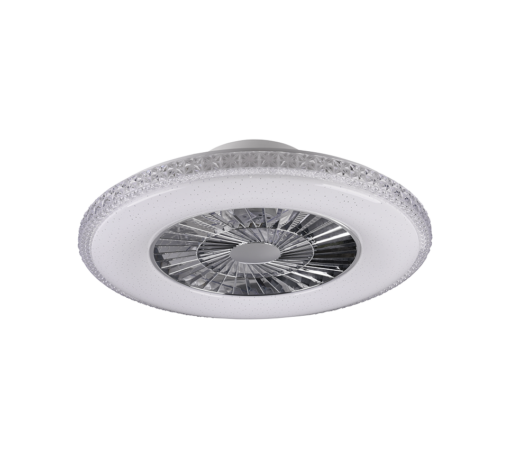 Ανεμιστήρας Reality LED 40W  Χρώμιο Πλαστικό Dimmable 5000lm 3000 – 6500K  R62412106