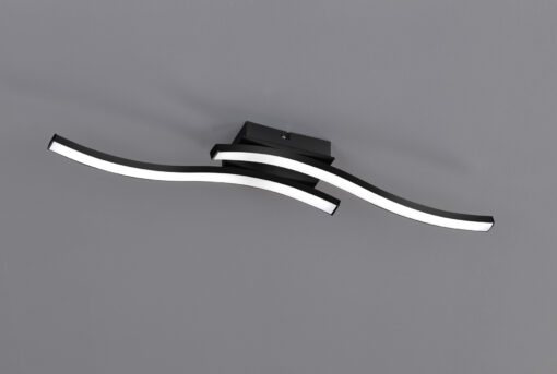 Φωτιστικό Οροφής Reality LED 5W  Μαύρο Ματ Μεταλλικό 500lm 3000K  R62472132