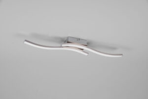 Φωτιστικό Οροφής Reality ROUTE  2x SMD LED, 5W · 2x 600lm, 4000K Νίκελ Ματ Μεταλλικό   – R62472407