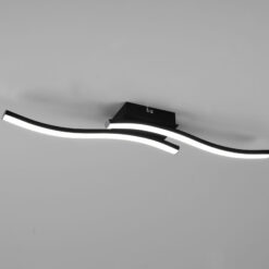 Φωτιστικό Οροφής Reality ROUTE 2x SMD LED, 5W · 2x 600lm, 4000K Μαύρο Ματ Μεταλλικό – R62472432