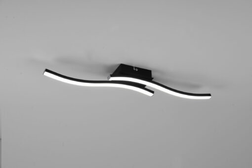 Φωτιστικό Οροφής Reality ROUTE  2x SMD LED, 5W · 2x 600lm, 4000K Μαύρο Ματ Μεταλλικό   – R62472432