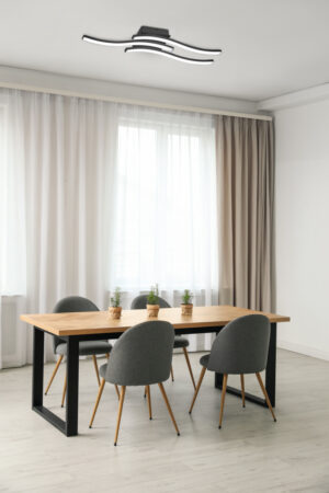 Φωτιστικό Οροφής Reality LED 5W  Μαύρο Ματ Μεταλλικό 500lm 3000K  R62473132